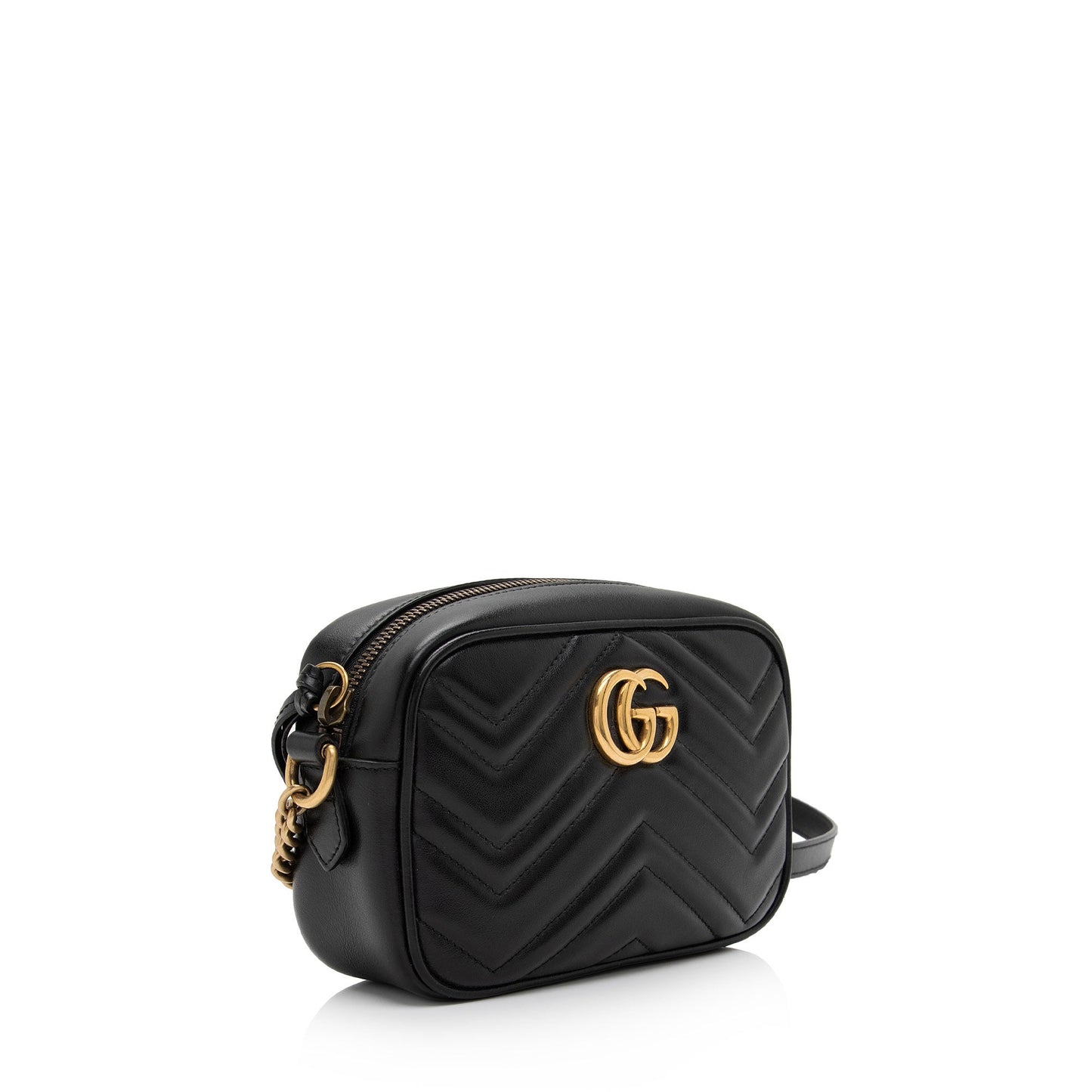 Gucci Matelasse Leather GG Marmont Mini Bag (SHF-iLzP5K)