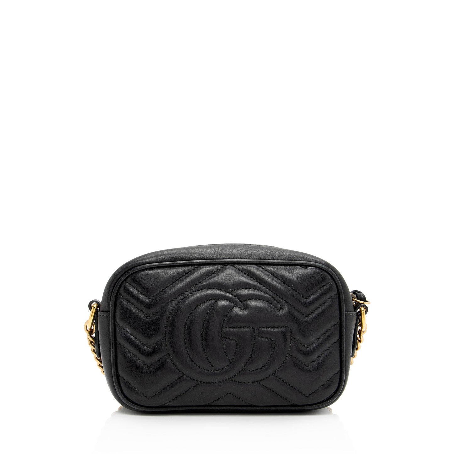 Gucci Matelasse Leather GG Marmont Mini Bag (SHF-MVP7lQ)