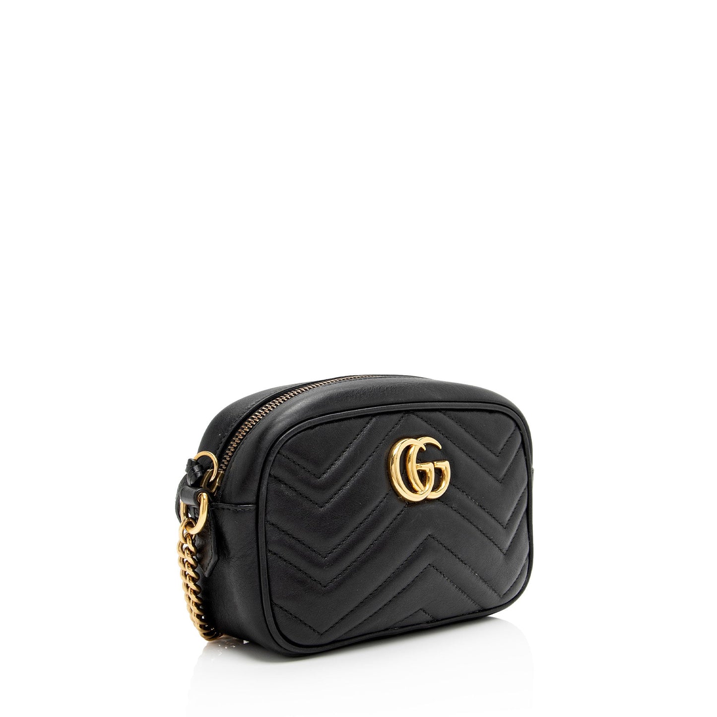 Gucci Matelasse Leather GG Marmont Mini Bag (SHF-MVP7lQ)