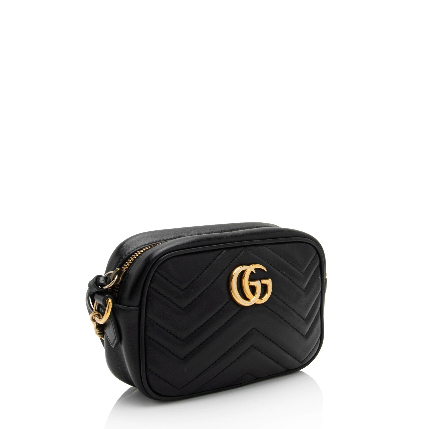Gucci Matelasse Leather GG Marmont Mini Bag (SHF-K2ithf)