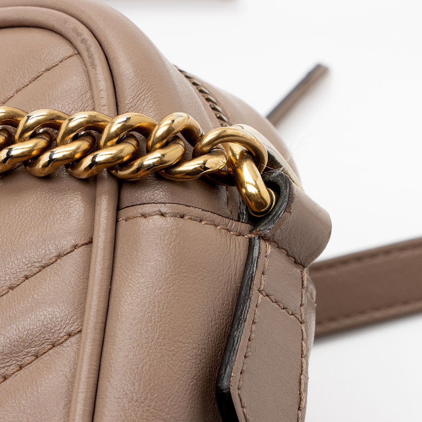 Gucci Matelasse Leather GG Marmont Mini Bag (SHF-rnywkF)