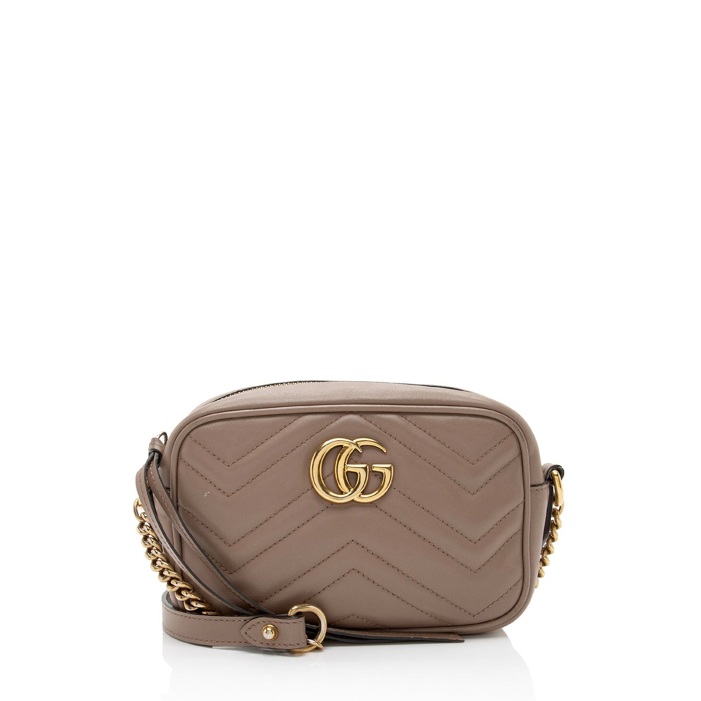 Gucci Matelasse Leather GG Marmont Mini Bag (SHF-rnywkF)