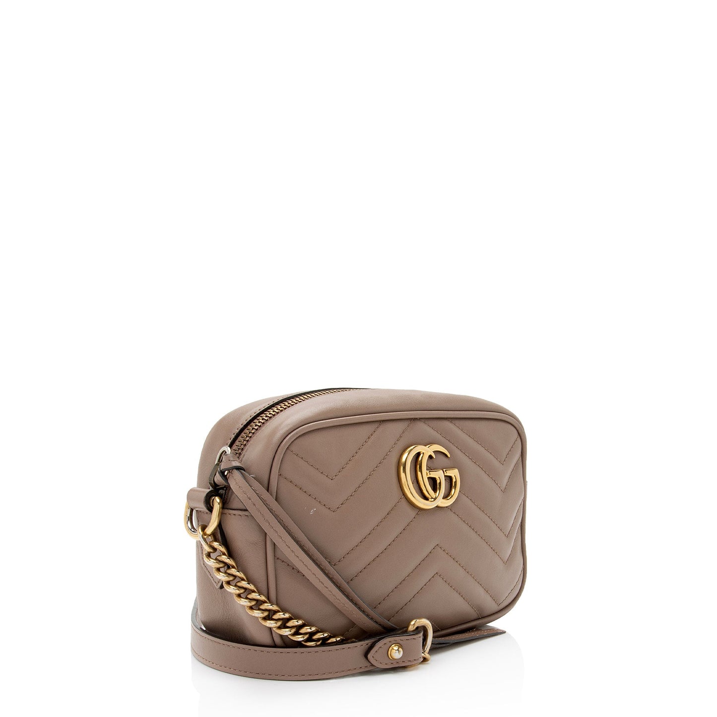 Gucci Matelasse Leather GG Marmont Mini Bag (SHF-rnywkF)