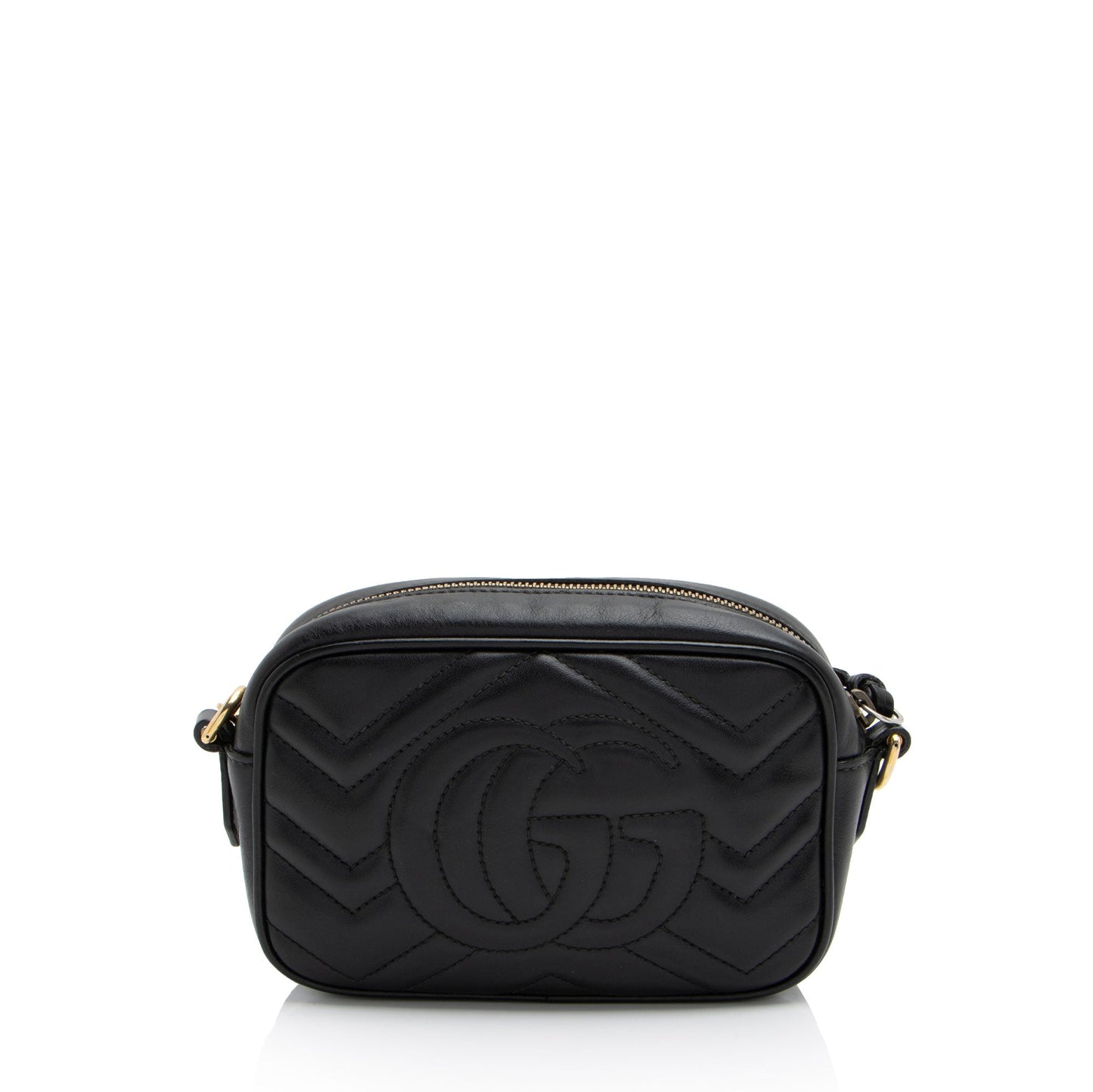 Gucci Matelasse Leather GG Marmont Mini Bag (SHF-MMurmE)