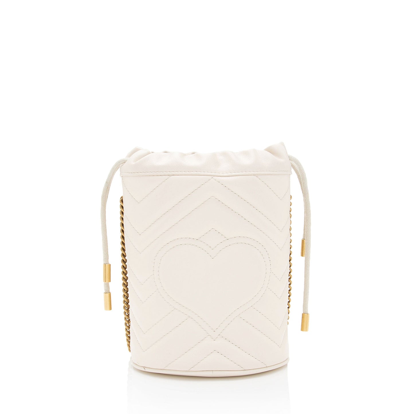 Gucci Matelasse Leather GG Marmont Mini Bucket Bag (SHF-mKaygk)