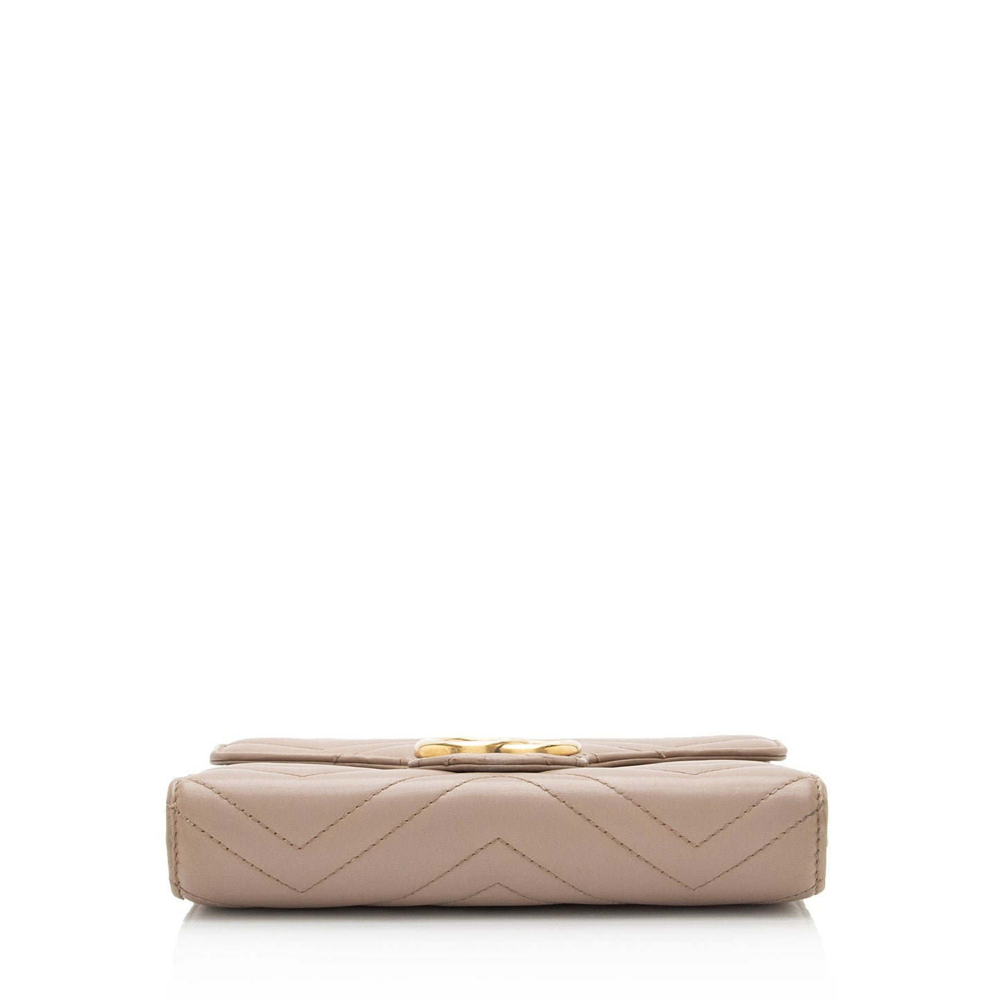 Gucci Matelasse Leather GG Marmont Mini Chain Shoulder Bag (SHF-bJF41o)