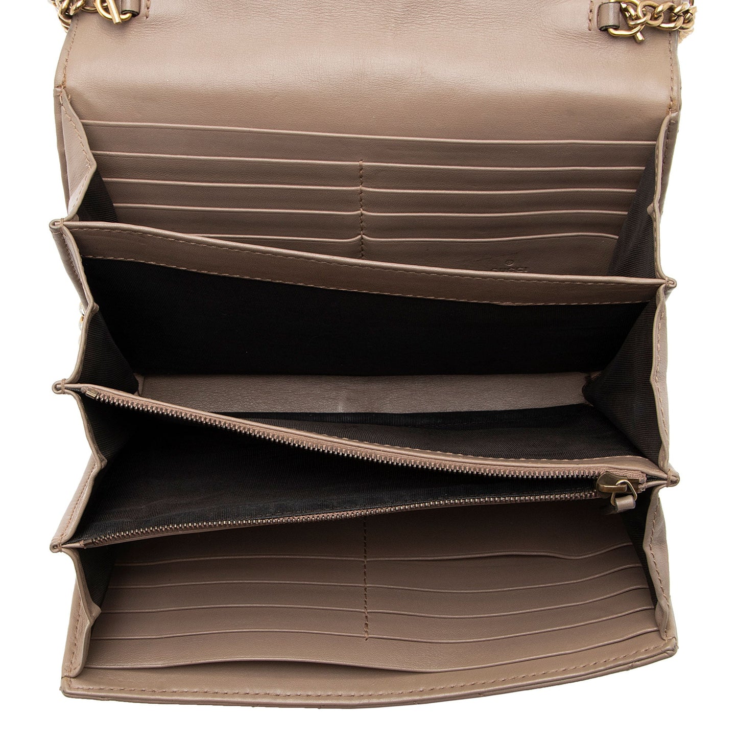 Gucci Matelasse Leather GG Marmont Mini Chain Shoulder Bag (SHF-bJF41o)