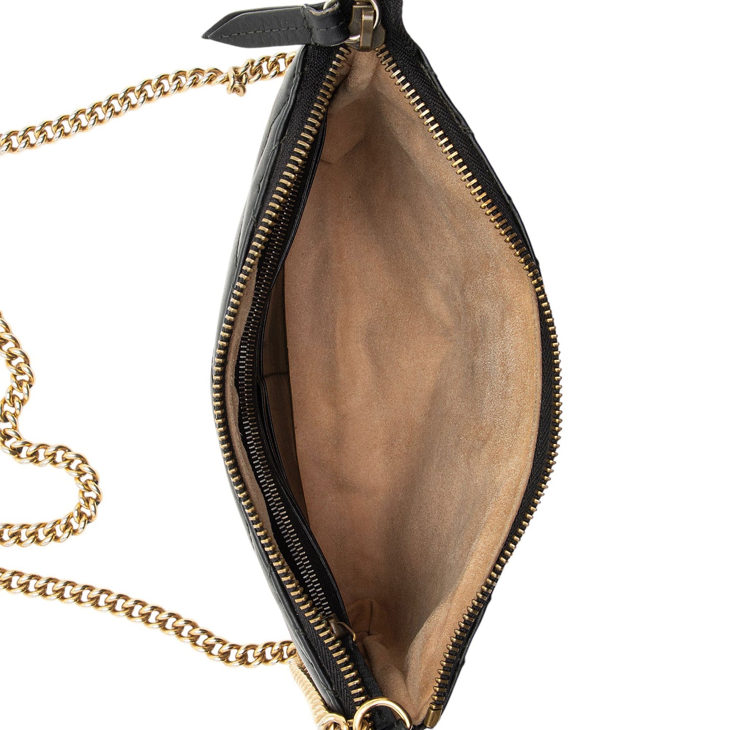 Gucci Matelasse Leather GG Marmont Mini Chain Bag (SHF-0W5BH4)