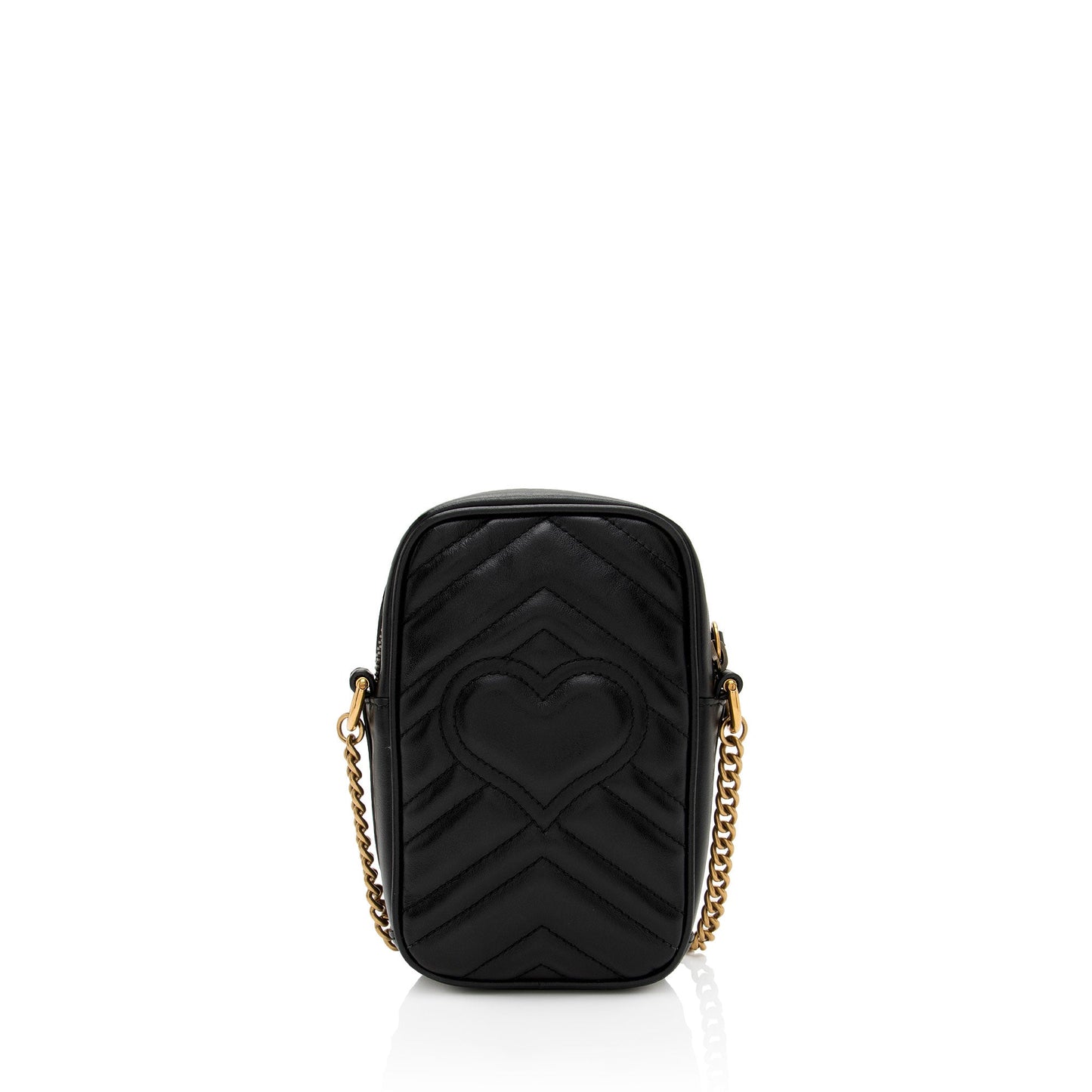 Gucci Matelasse Leather GG Marmont Mini Crossbody (SHF-pySpXY)