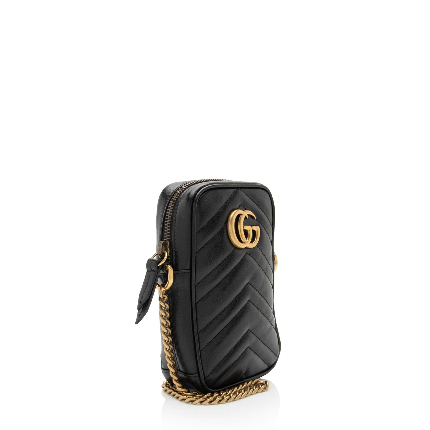 Gucci Matelasse Leather GG Marmont Mini Crossbody (SHF-1qHFM7)