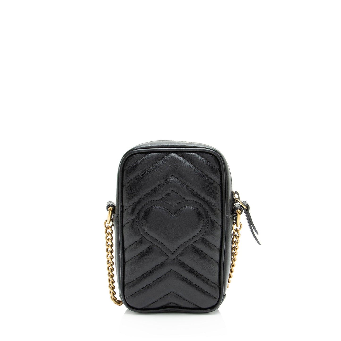 Gucci Matelasse Leather GG Marmont Mini Crossbody