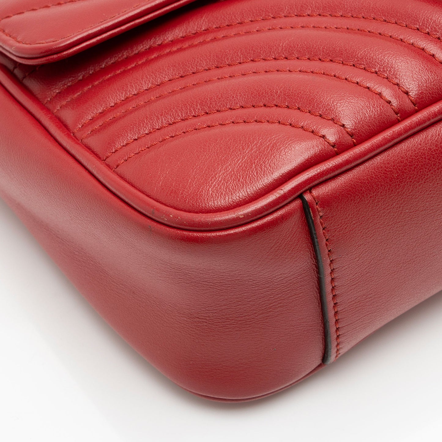 Gucci Matelasse Leather GG Marmont Mini Flap Bag
