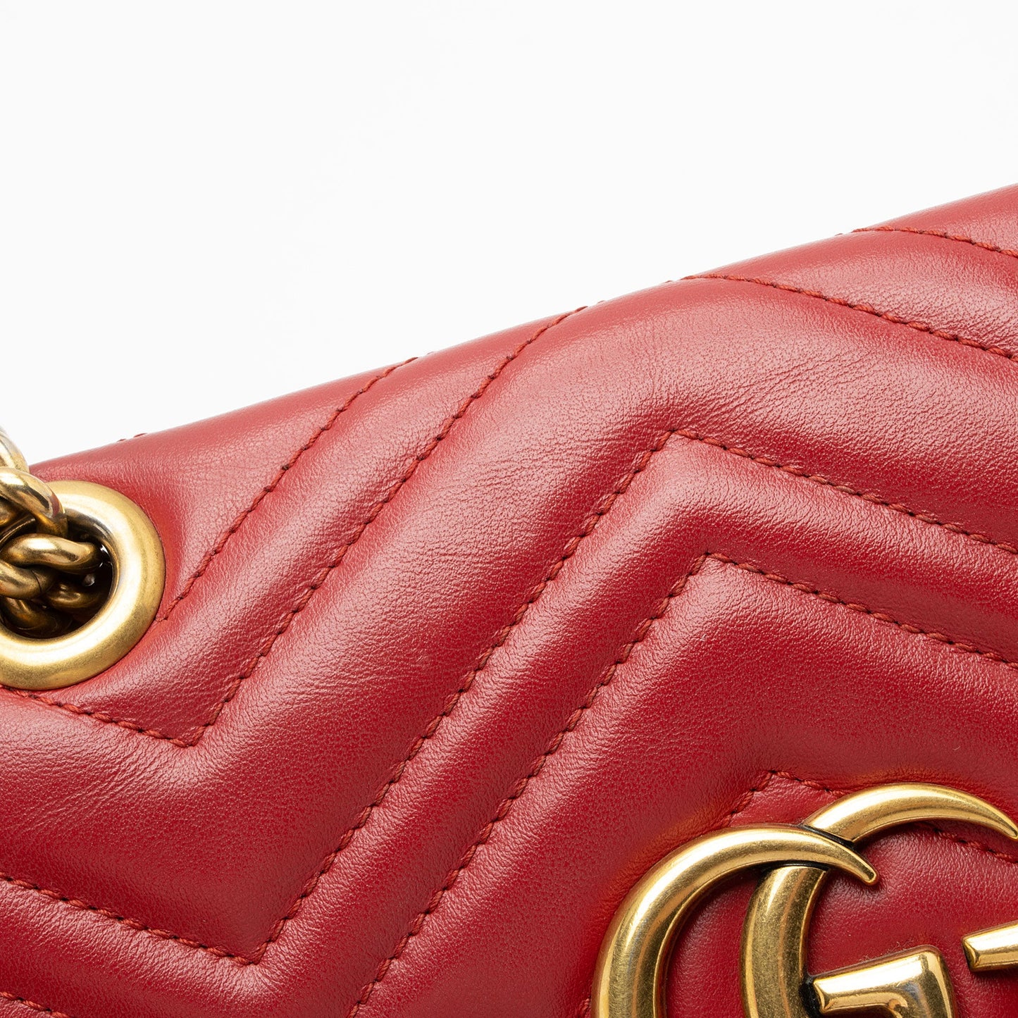 Gucci Matelasse Leather GG Marmont Mini Flap Bag
