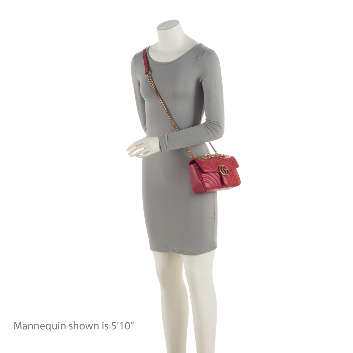 Gucci Matelasse Leather GG Marmont Mini Flap Bag