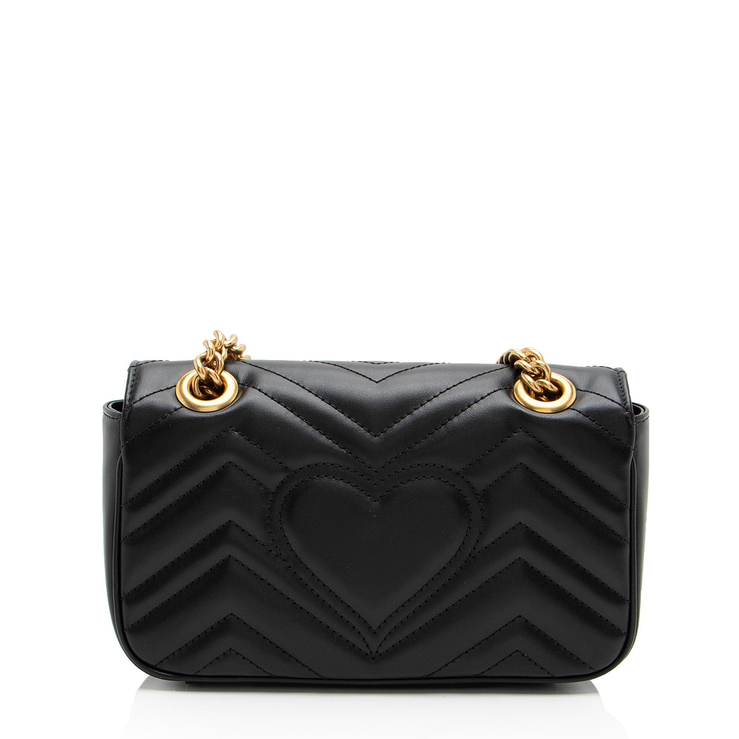 Gucci Matelasse Leather GG Marmont Mini Flap Bag (SHF-w6pN1q)