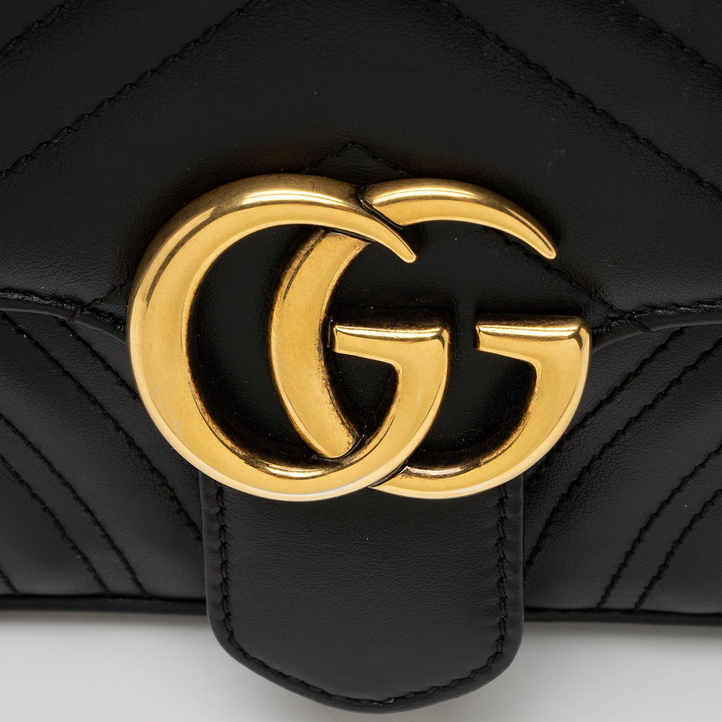 Gucci Matelasse Leather GG Marmont Mini Flap Bag