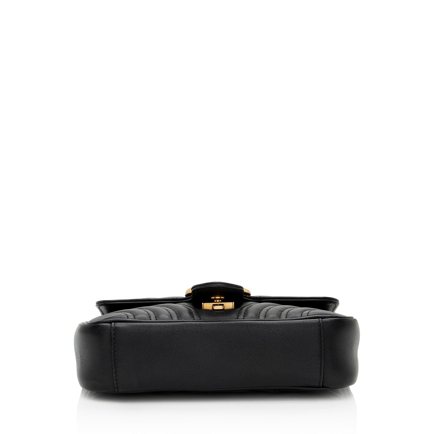 Gucci Matelasse Leather GG Marmont Small Flap Bag