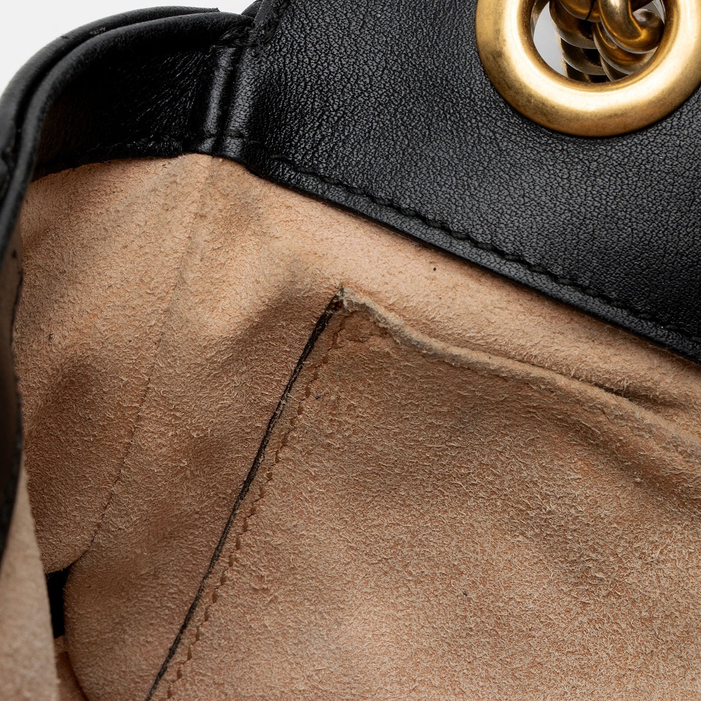 Gucci Matelasse Leather GG Marmont Small Flap Bag