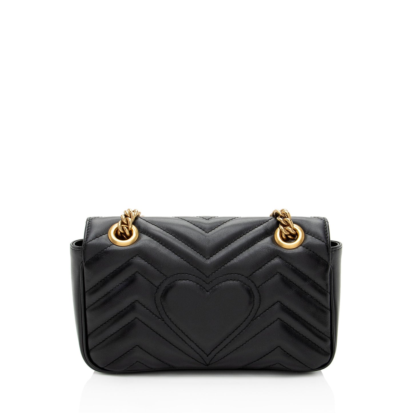 Gucci Matelasse Leather GG Marmont Small Flap Bag