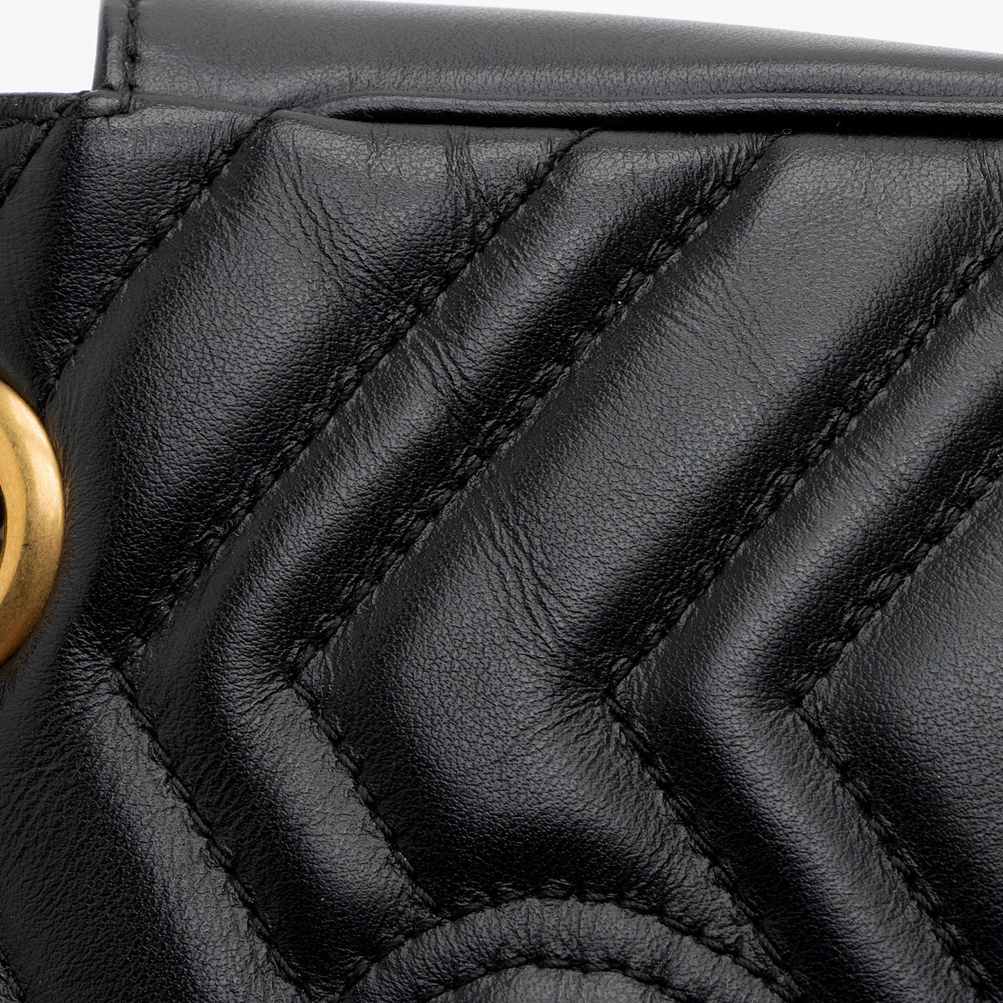 Gucci Matelasse Leather GG Marmont Small Flap Bag