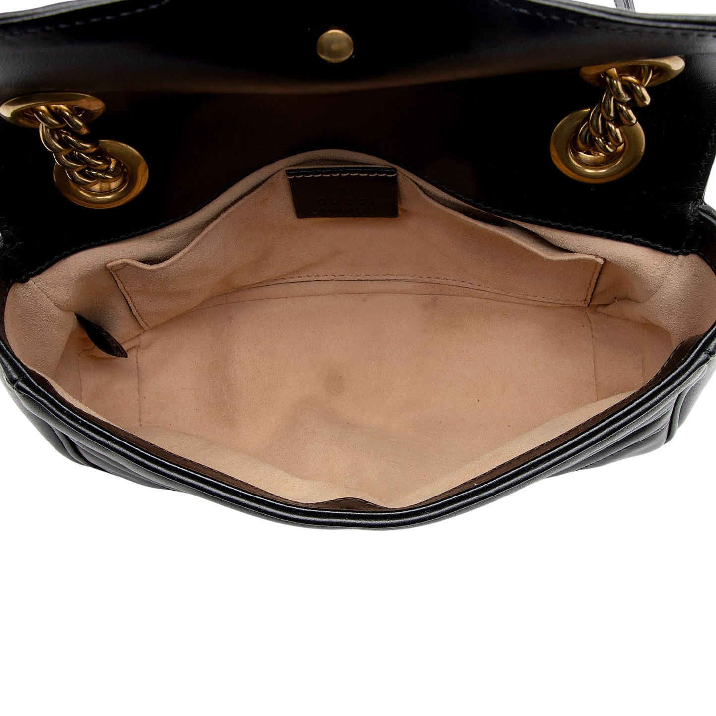 Gucci Matelasse Leather GG Marmont Small Flap Bag
