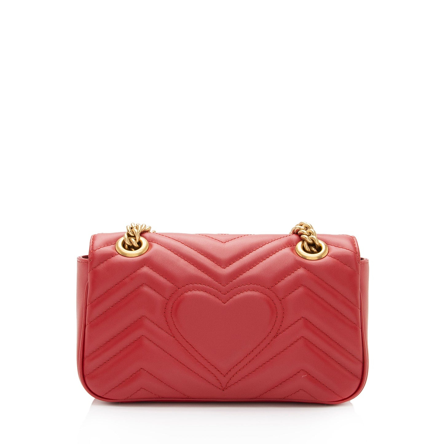 Gucci Matelasse Leather GG Marmont Mini Flap Bag (SHF-w2Ucq0)