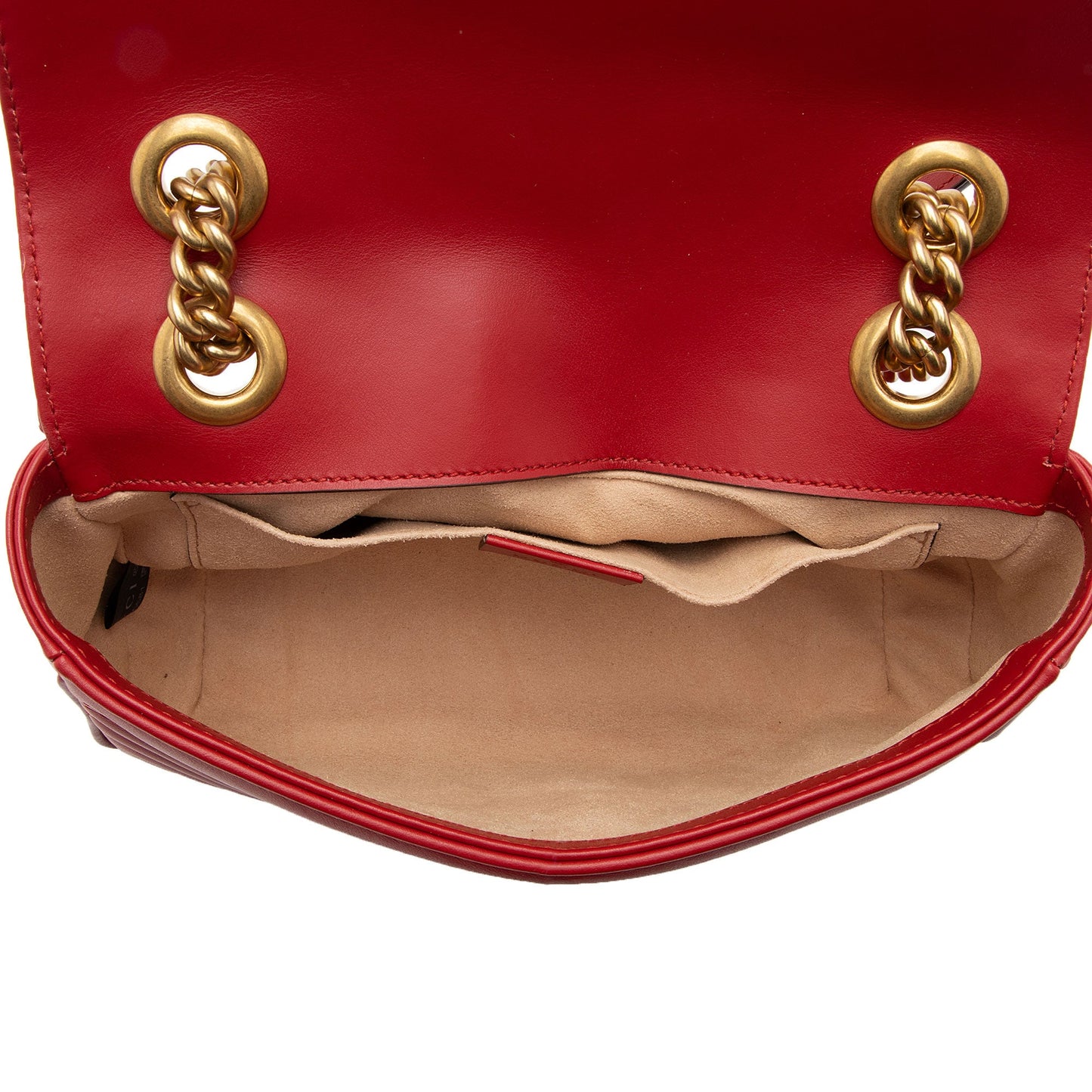 Gucci Matelasse Leather GG Marmont Mini Flap Bag (SHF-w2Ucq0)