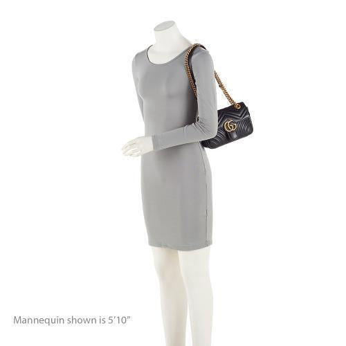 Gucci Matelasse Leather GG Marmont Mini Flap Bag (SHF-3BWamx)