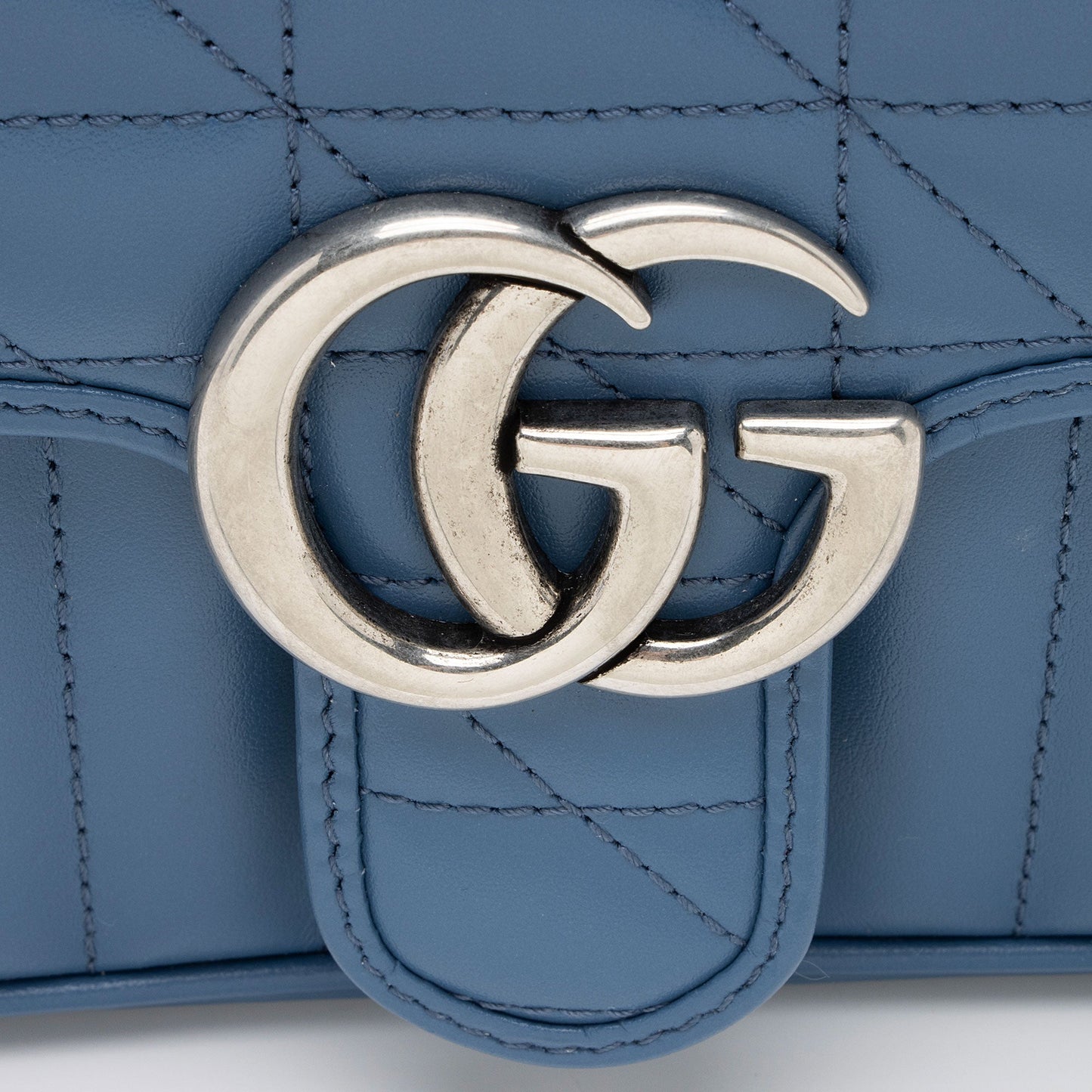 Gucci Mixed Matelasse Leather GG Marmont Mini Flap Bag (SHF-3x0jMH)