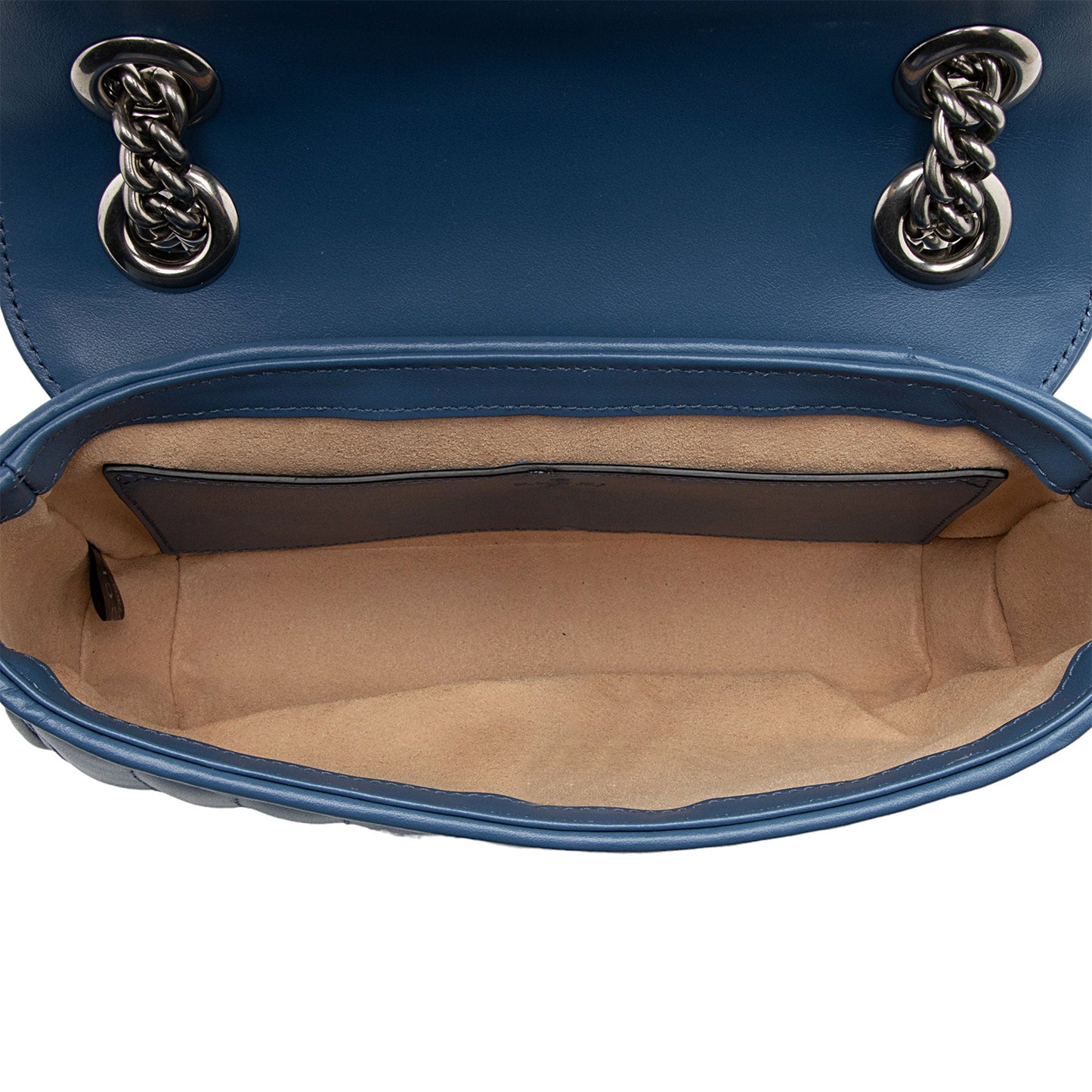 Gucci Mixed Matelasse Leather GG Marmont Mini Flap Bag (SHF-3x0jMH)