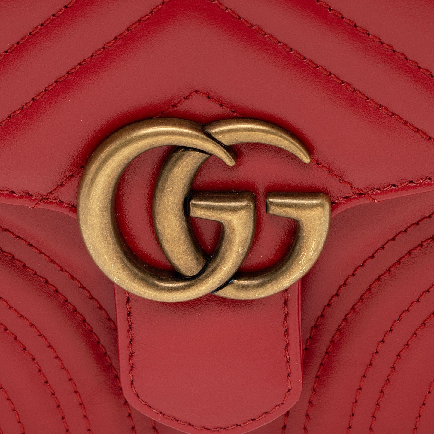 Gucci Matelasse Leather GG Marmont Mini Top Handle (SHF-JQUu1n)