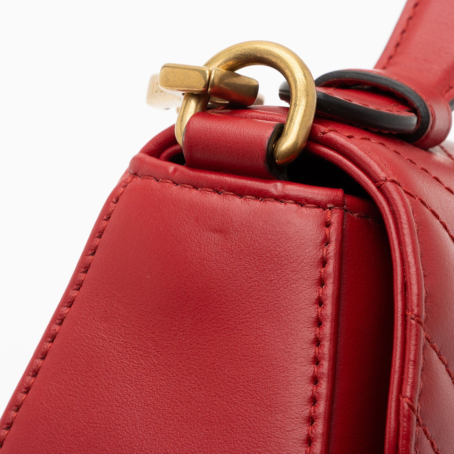 Gucci Matelasse Leather GG Marmont Mini Top Handle (SHF-JQUu1n)