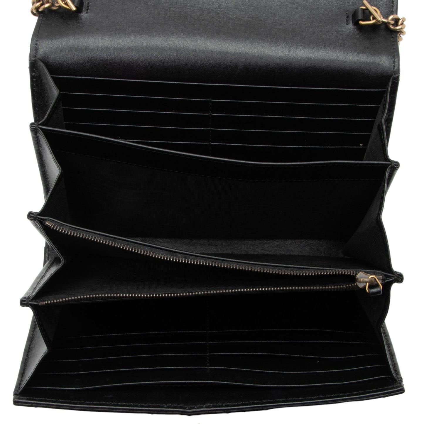 Gucci Matelasse Leather GG Marmont Mini Wallet on Chain Bag (SHF-LtbPoF)