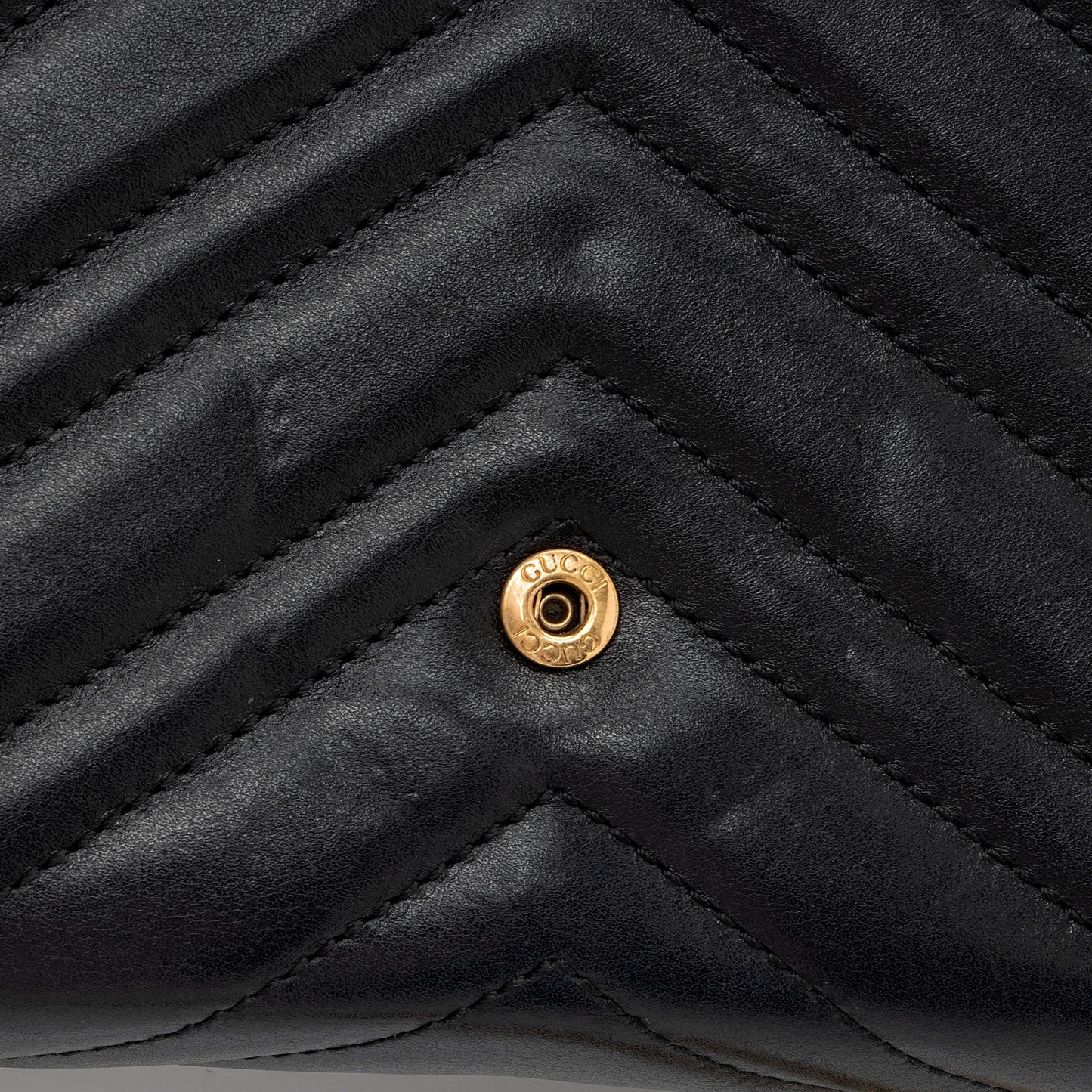 Gucci Matelasse Leather GG Marmont Mini Wallet on Chain Bag (SHF-0WR0OD)