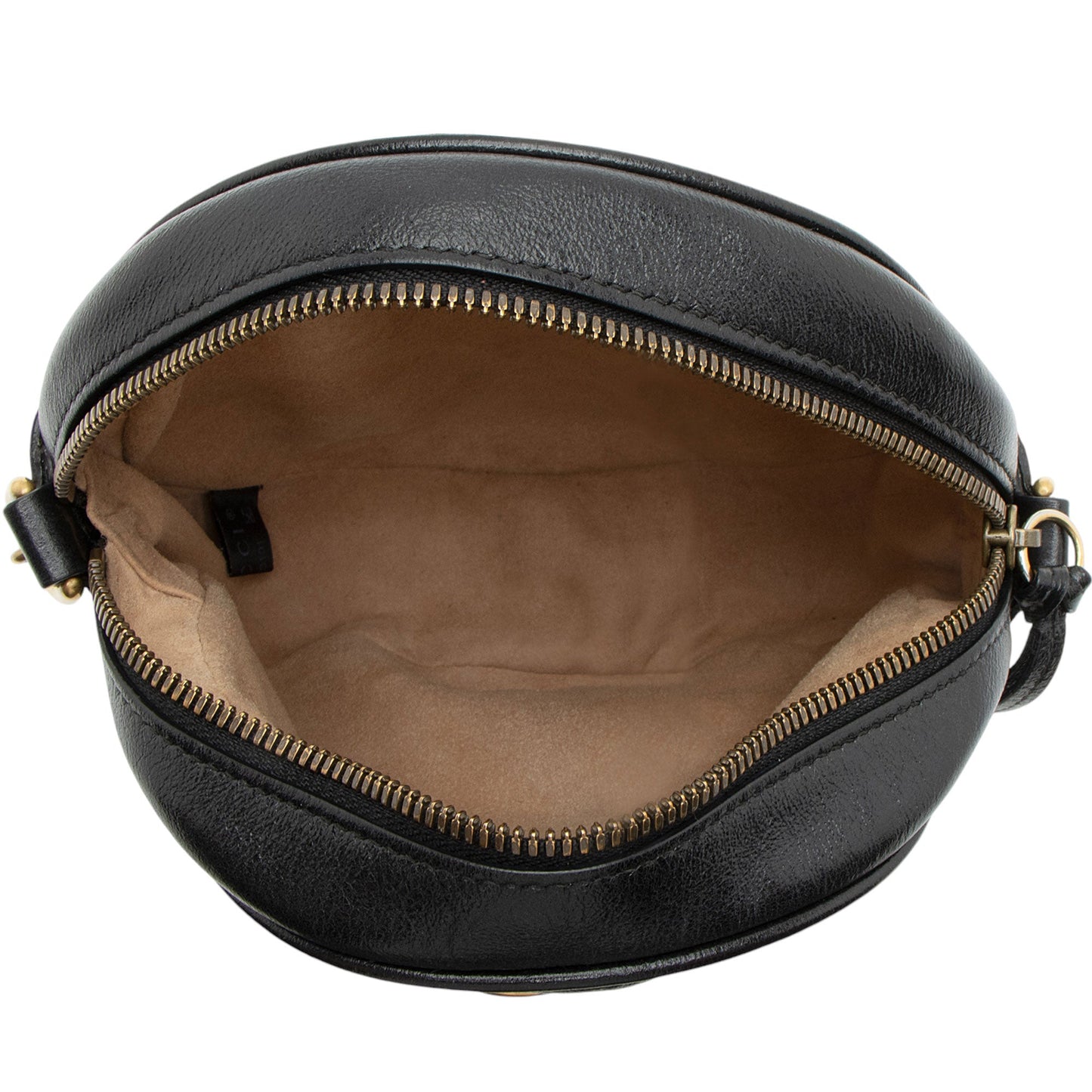 Gucci Matelasse Leather GG Marmont Round Mini Shoulder Bag (SHF-zohuy0)