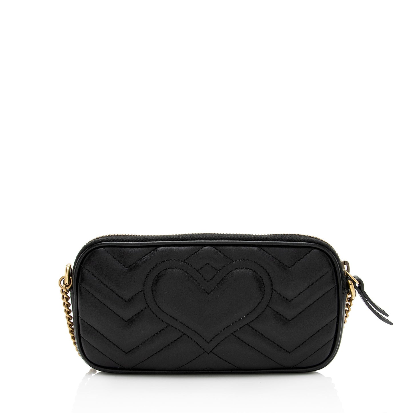 Gucci Matelasse Leather GG Marmont Small Crossbody (SHF-EJfMHM)