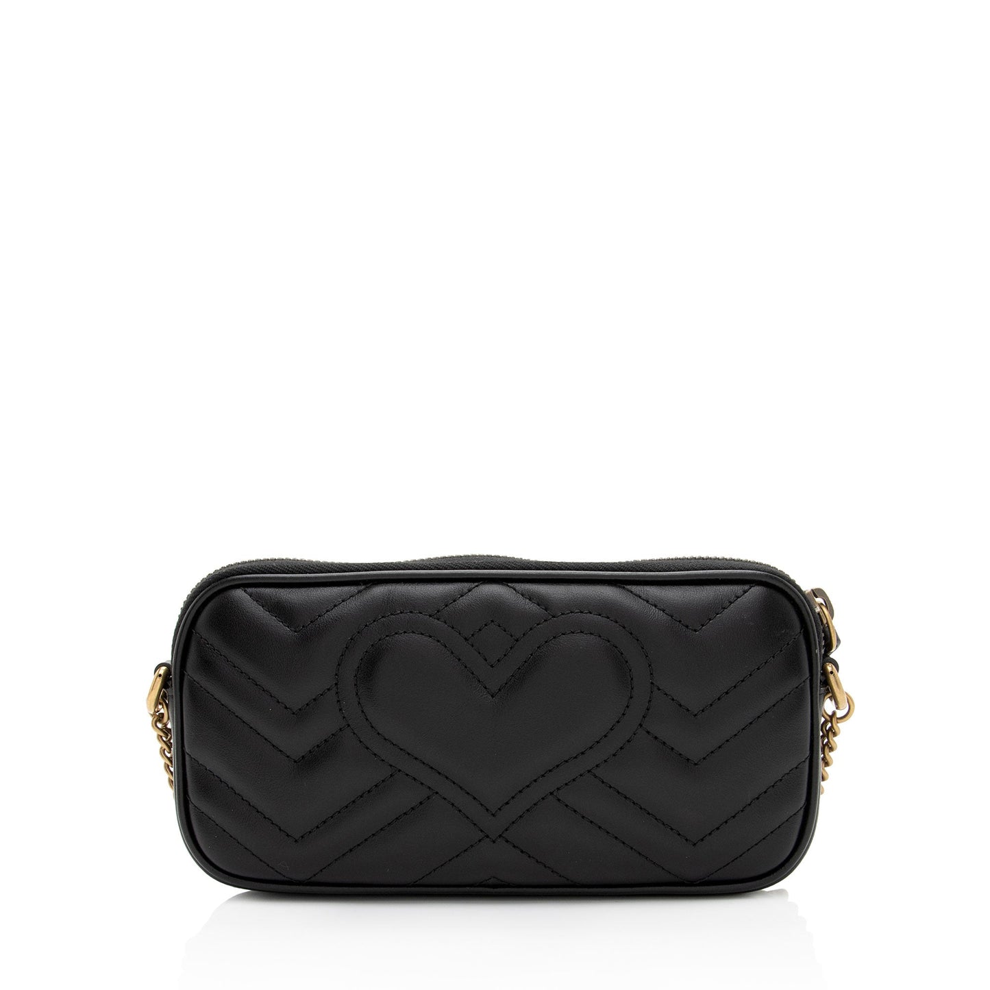 Gucci Matelasse Leather GG Marmont Small Crossbody (SHF-uIfq9U)