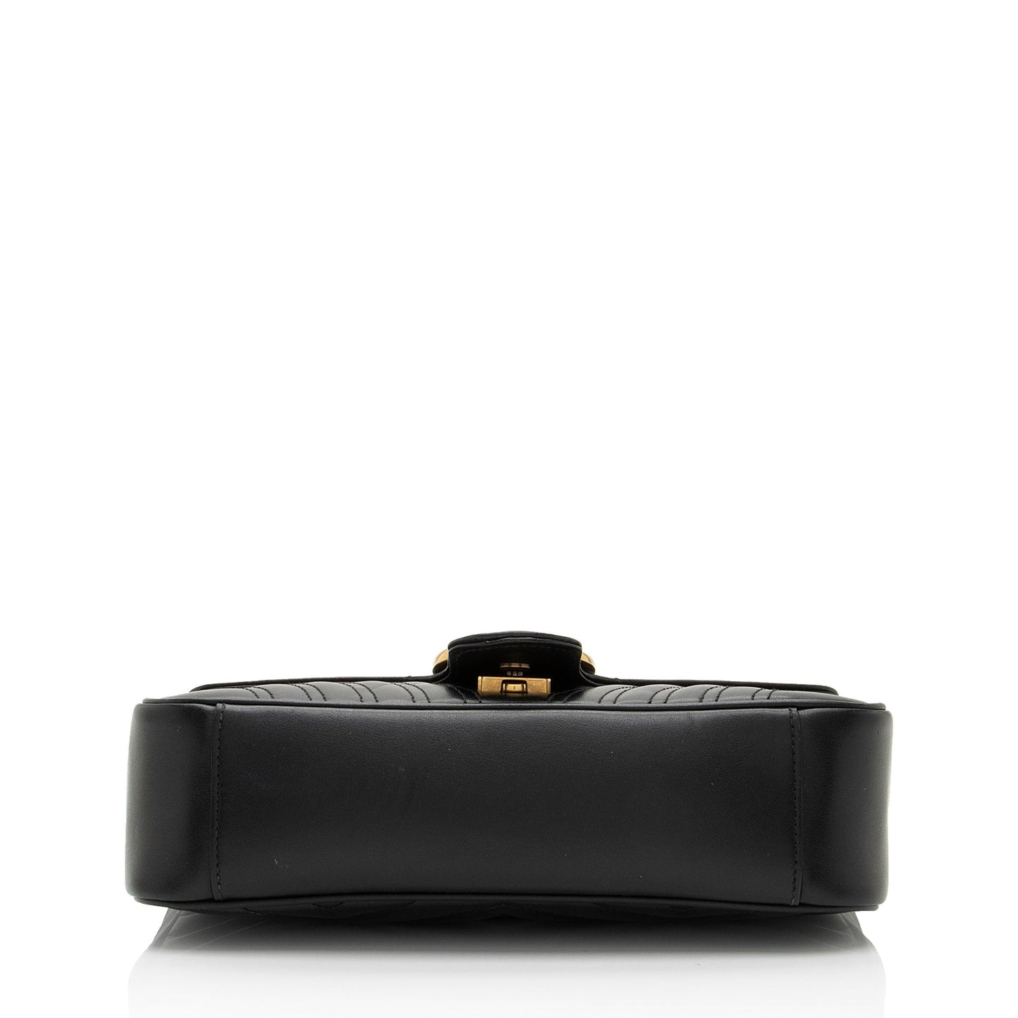 Gucci Matelasse Leather GG Marmont Small Flap Bag (SHF-Bvjama)