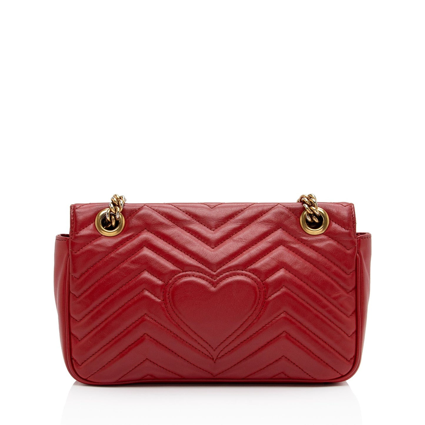 Gucci Matelasse Leather GG Marmont Small Flap Bag (SHF-X3SjWs)