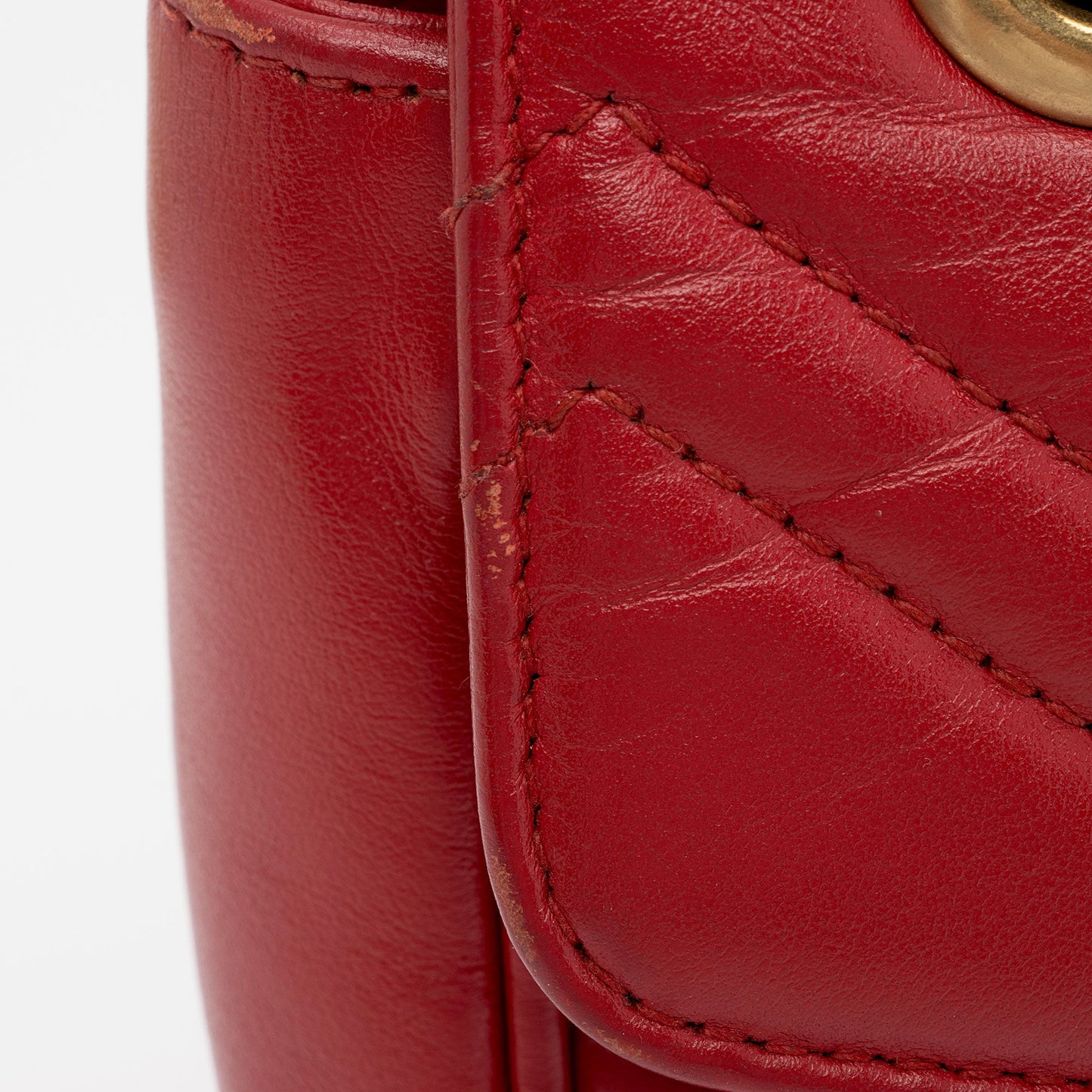 Gucci Matelasse Leather GG Marmont Small Flap Bag (SHF-X3SjWs)