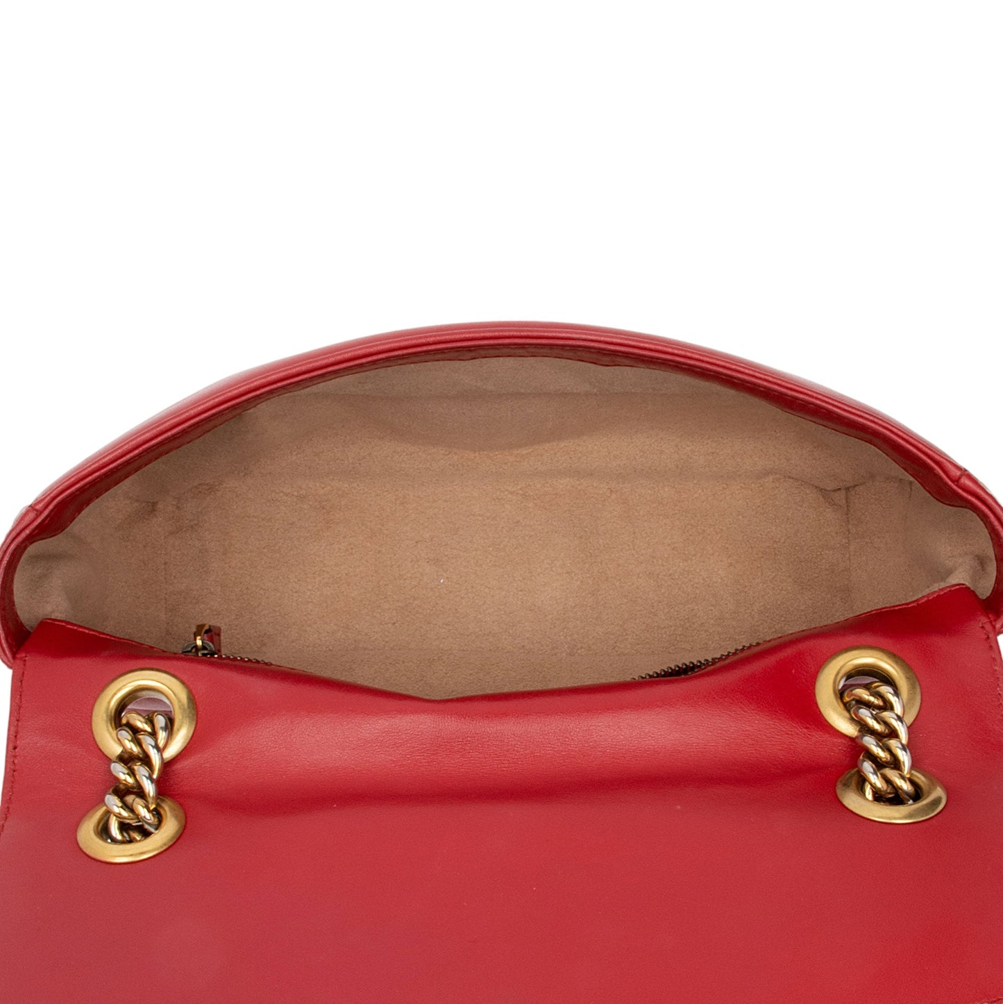 Gucci Matelasse Leather GG Marmont Small Flap Bag (SHF-X3SjWs)