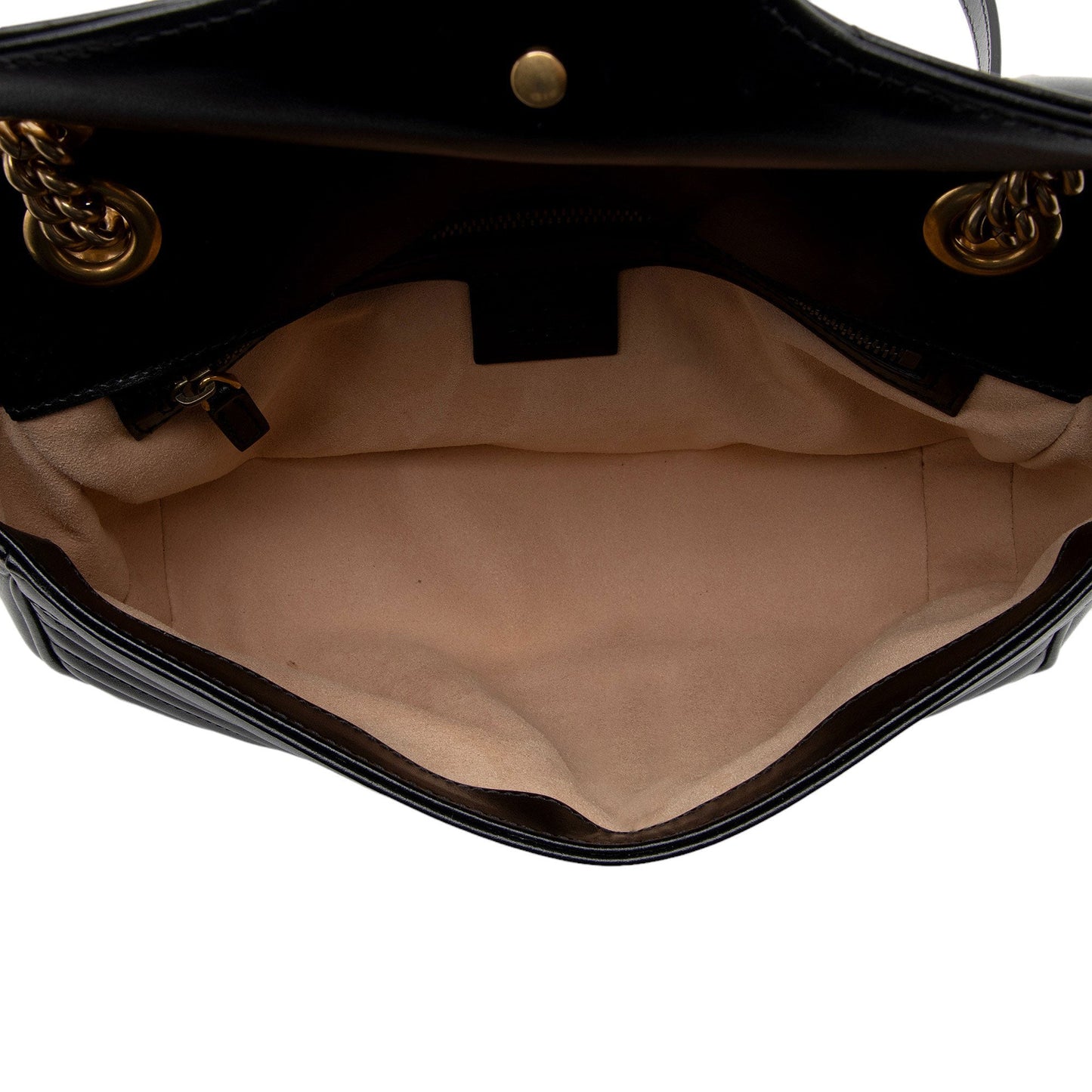 Gucci Matelasse Leather GG Marmont Small Flap Bag (SHF-lcLQ2a)
