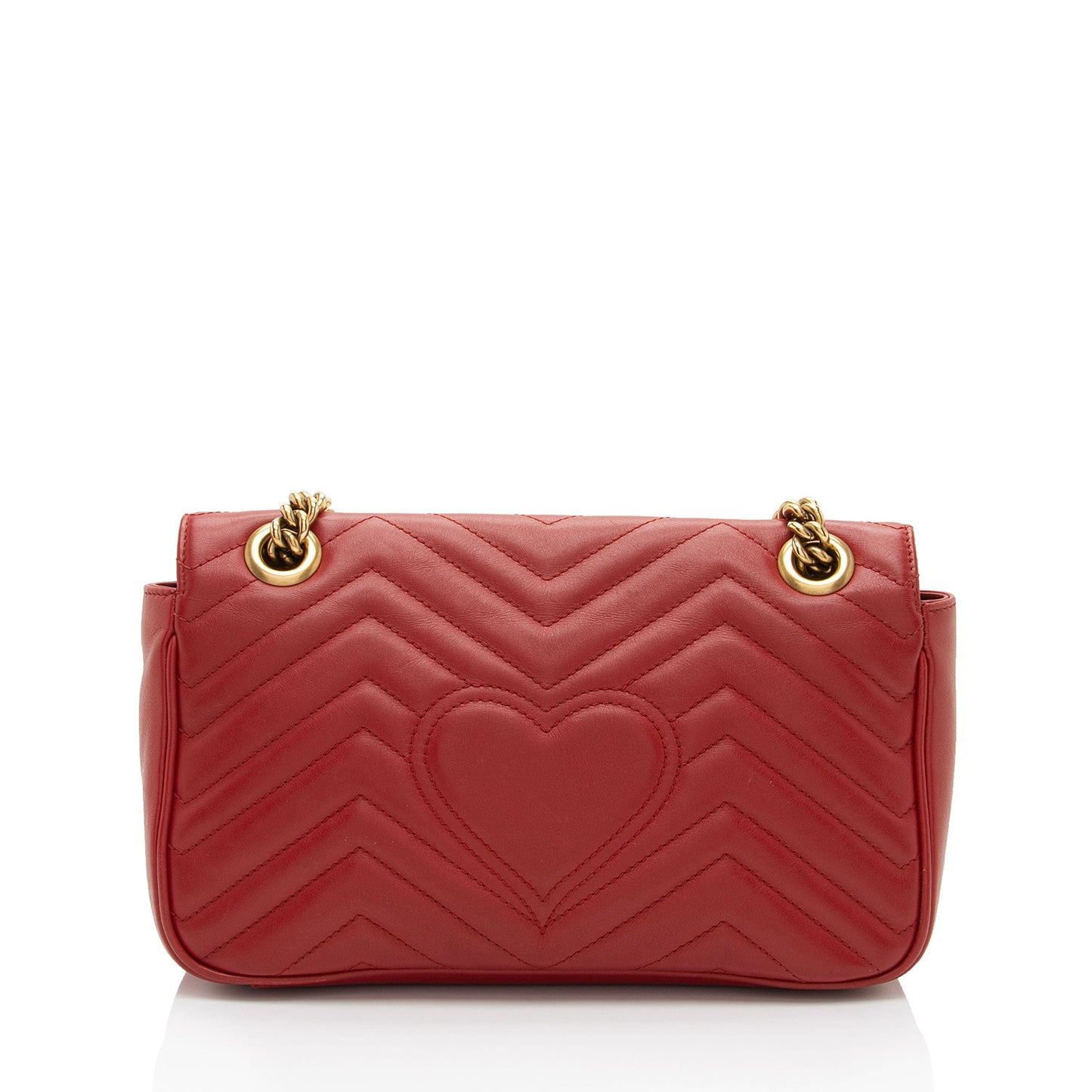 Gucci Matelasse Leather GG Marmont Small Flap Bag