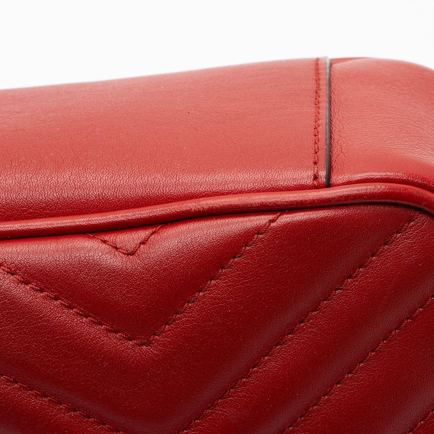 Gucci Matelasse Leather GG Marmont Small Flap Bag