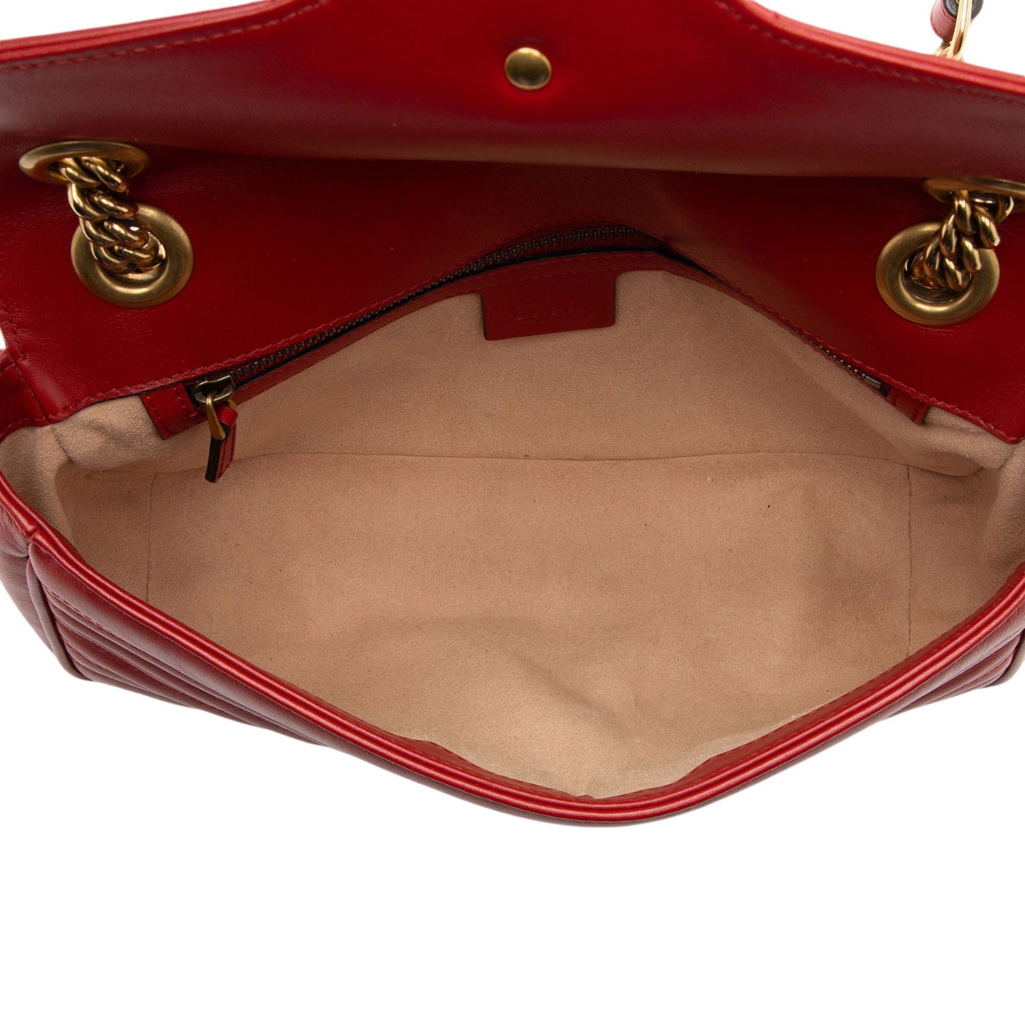 Gucci Matelasse Leather GG Marmont Small Flap Bag