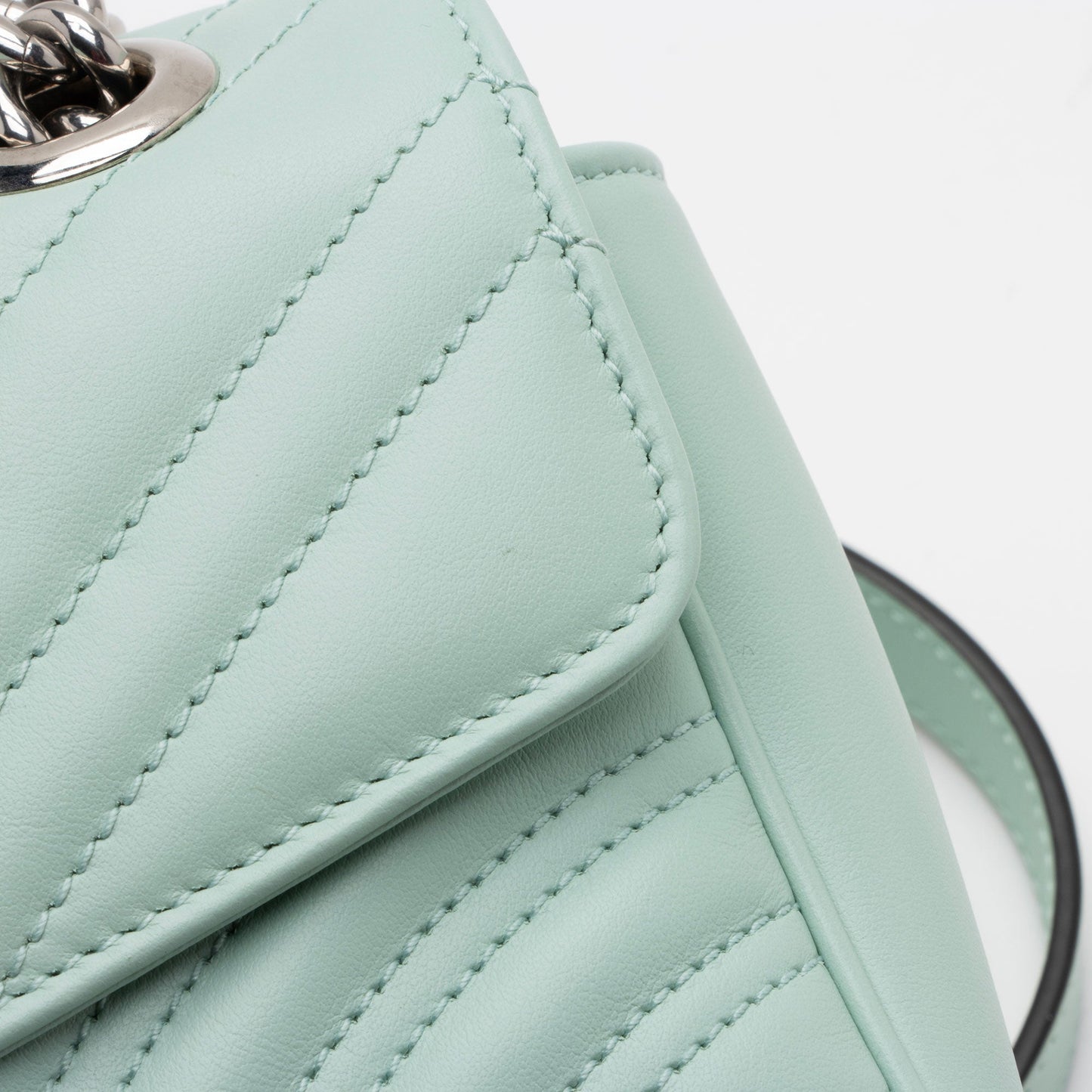 Gucci Matelasse Leather GG Marmont Small Flap Bag