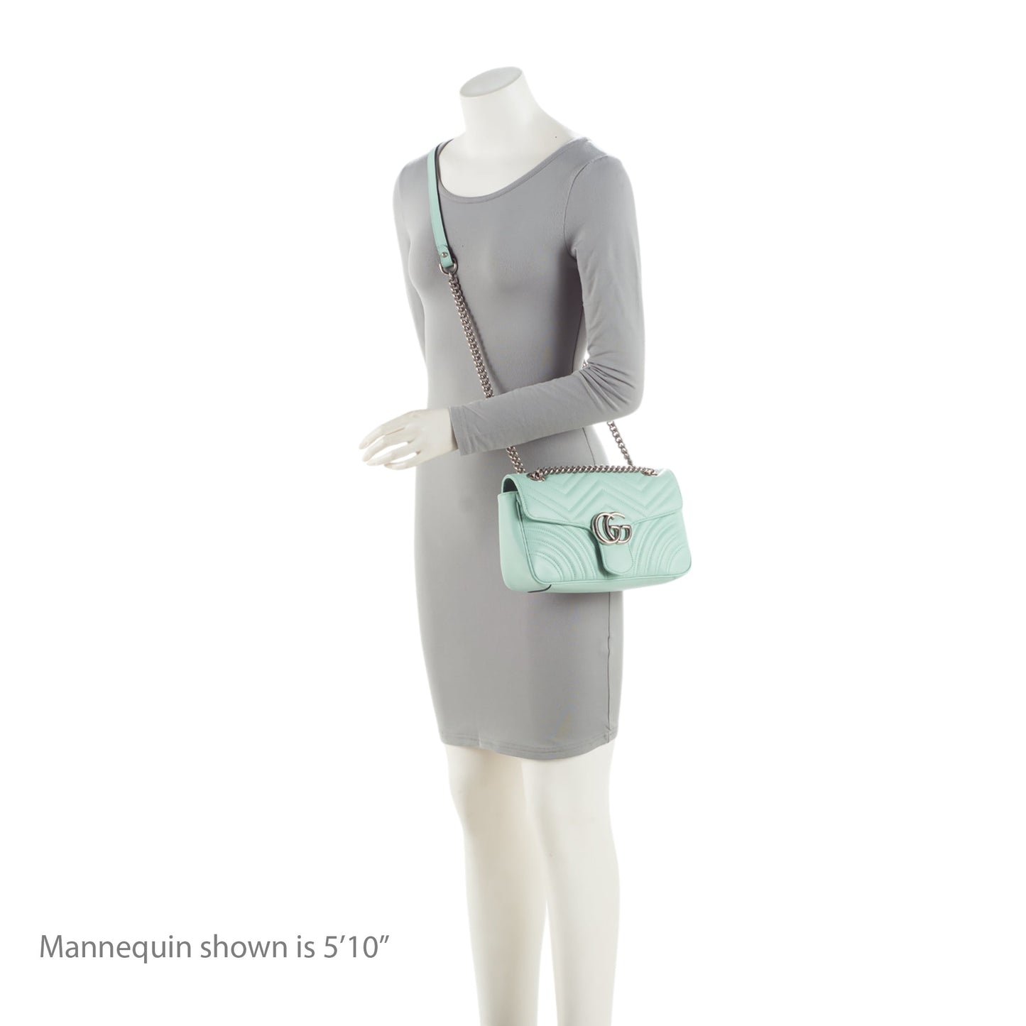 Gucci Matelasse Leather GG Marmont Small Flap Bag