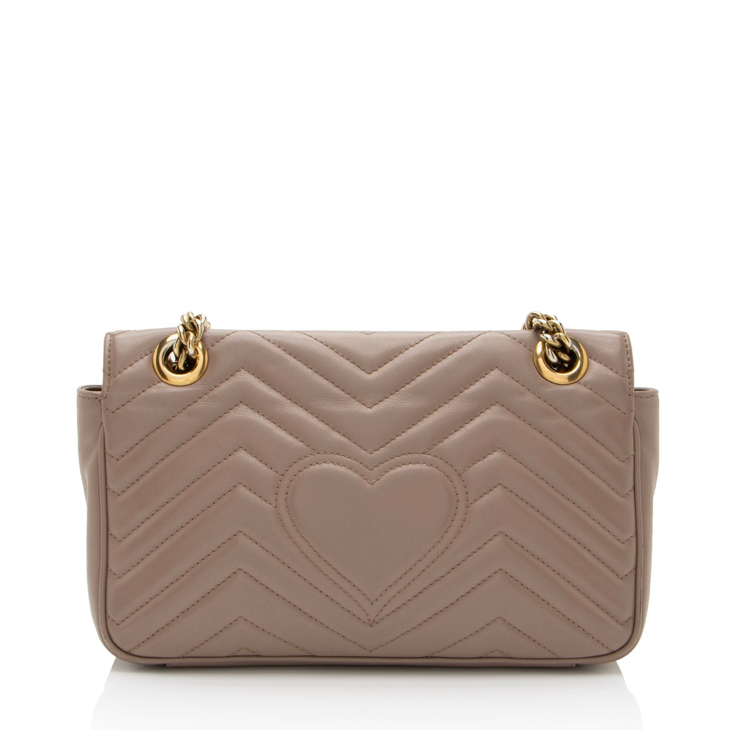 Gucci Matelasse Leather GG Marmont Small Flap Bag (SHF-V9wY7d)