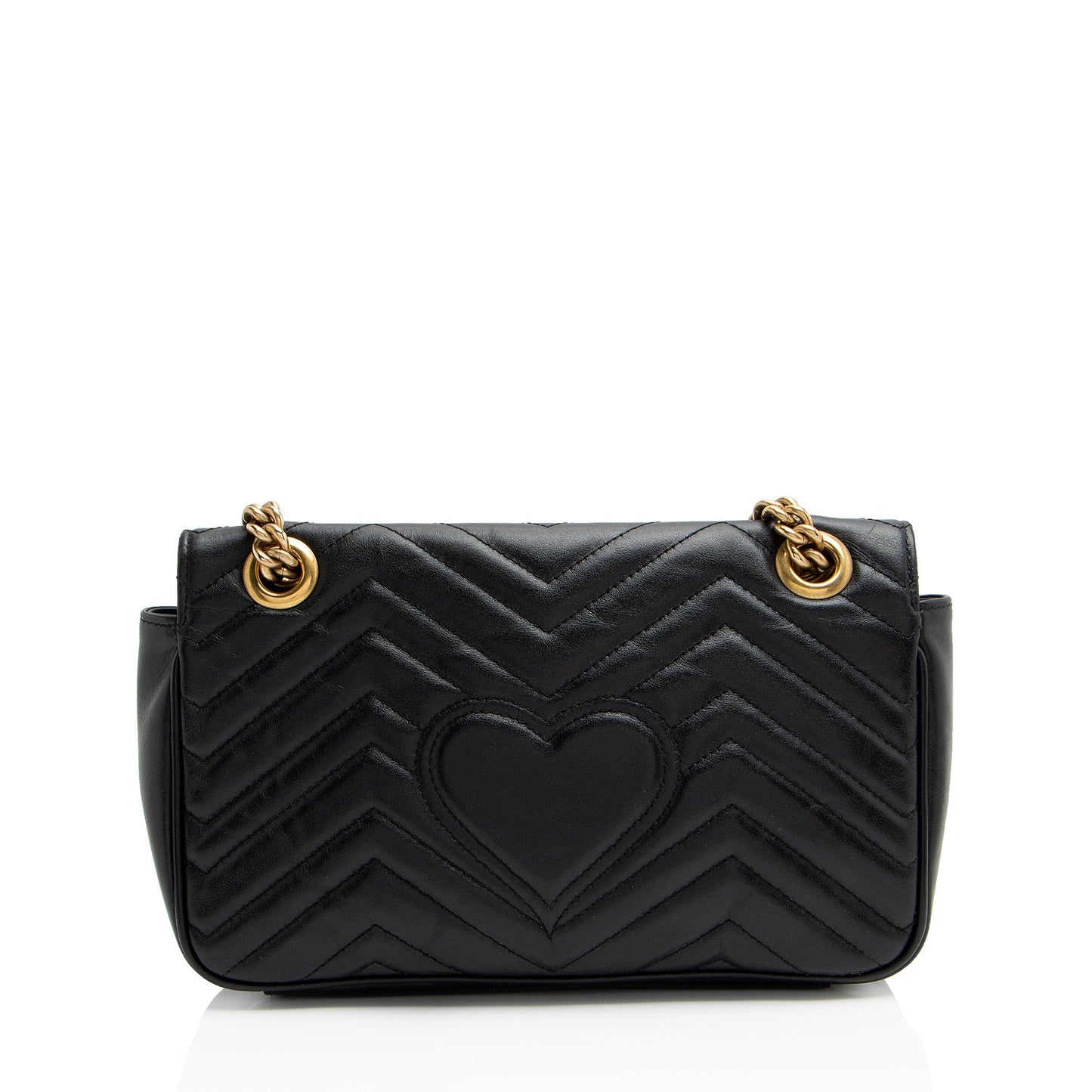 Gucci Matelasse Leather GG Marmont Medium Flap Bag