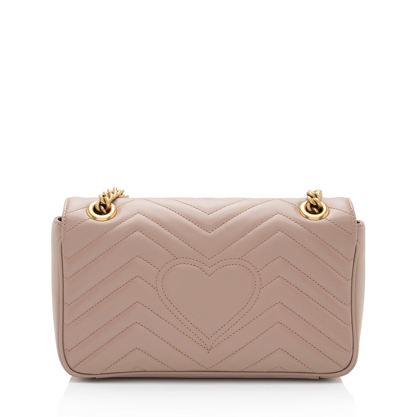 Gucci Matelasse Leather GG Marmont Small Flap Shoulder Bag (SHF-ydhtSa)